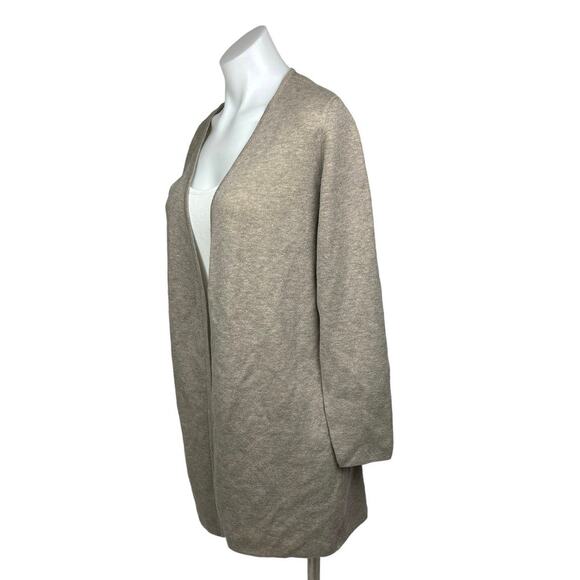 Apt 9 Beige Tan Open Front Long Sleeve Cozy Knitwear Cardigan Sweater Size M - Picture 2 of 7
